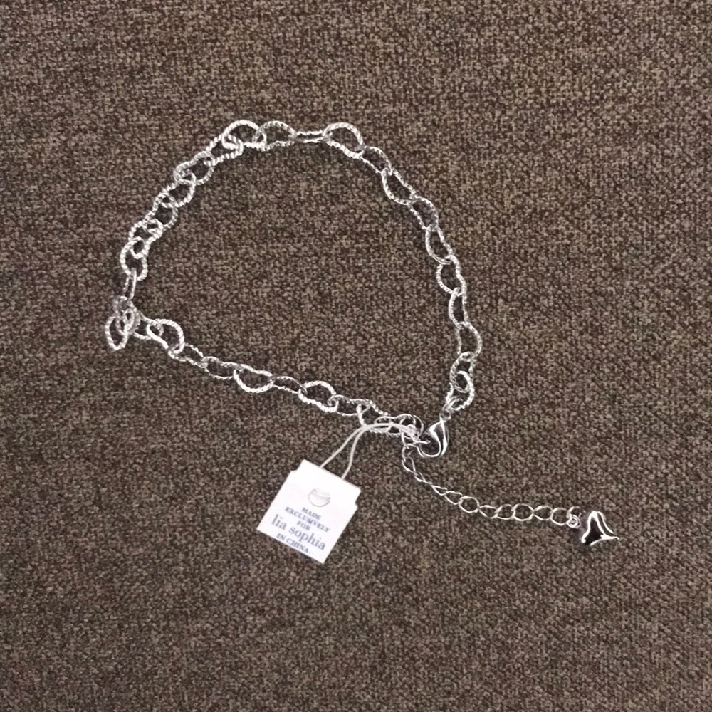 NWT Lia Sophia Silver anklet